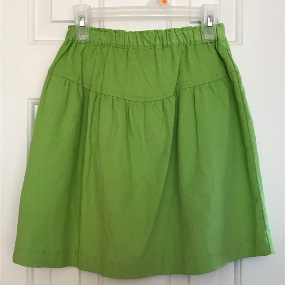 Lime green corduroy girls Skirt - Picture 3 of 3
